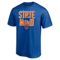 thumbnail image 2 of Men's Blue New York Knicks Push Ahead T-Shirt, 2 of 3