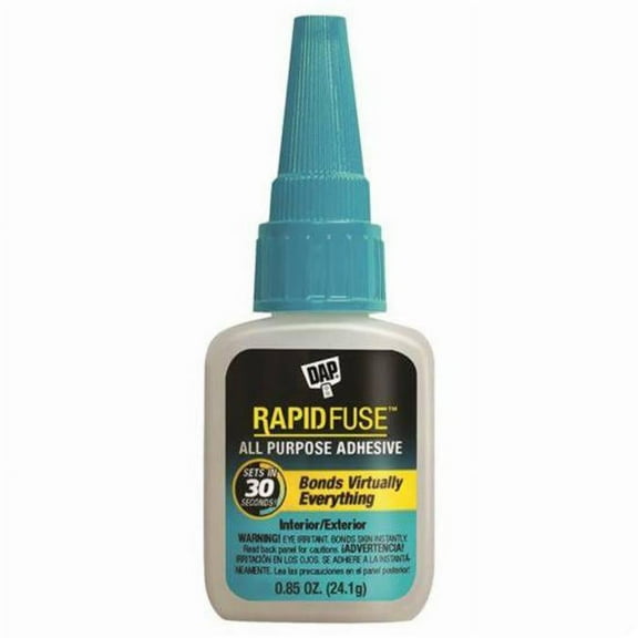 6-Pack of .85 oz Dap 00155 RapidFuse Fast Curing All Purpose Adhesive