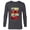 Charcoal Heather, variant on Marvel Studios Deadpool & Wolverine Face-Off Claws vs Katana - Long Sleeve T-Shirt for Men - Customized-White