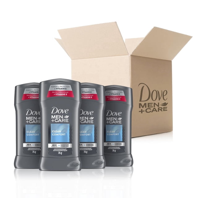 Dove Men Care Clean Comfort Antiperspirant Stick (Value Pack 4 X 76gms)