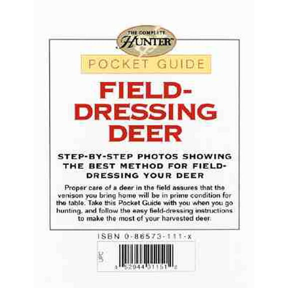 Hunter's Pocket Guides: Field Dressing Deer : Pocket Guide (Paperback)