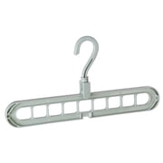 4 Pack Space Saving Cascading Plastic Hanger Organizer, Light Green