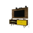 thumbnail image 3 of Manhattan Comfort Liberty  62.99 TV Stand and Panel-Color:Rustic Brown and Yellow, 3 of 3