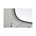 thumbnail image 6 of Elegant Decor Metal Frame Oval Mirror 24x60 Inch in Black, 6 of 10