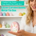 thumbnail image 3 of Easter Decorations Easter Bunny Box, Storage Box Cartoon Bunny Egg-Shaped Candy Storage Container, Easter Gift Box , Spring Holiday Party Decor C, 3.5x4.3", 3 of 6