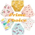 thumbnail image 3 of SYNPOS Girls 100% Cotton Briefs All-Season Underwear for Kids Girls Cartoons Panties 6 Packs,Style D for 6-7 Years, 3 of 10
