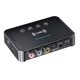 thumbnail image 1 of 3 en 1 Bluetooth 5.0 Transmisor Receptor Función FM con micrófono Adaptador de audio para PC Manos libres para automóvil Llamada Batería, 1 of 9