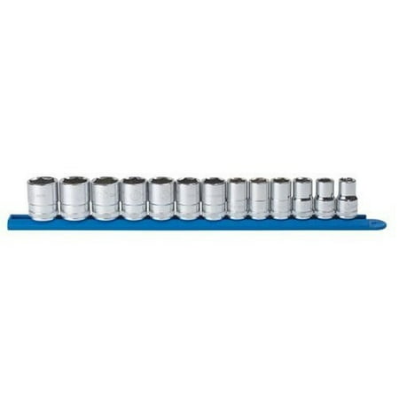 

GearWrench 80702 1/2 in. Dr. 6 pt. Standard Metric Socket Set 13 pc