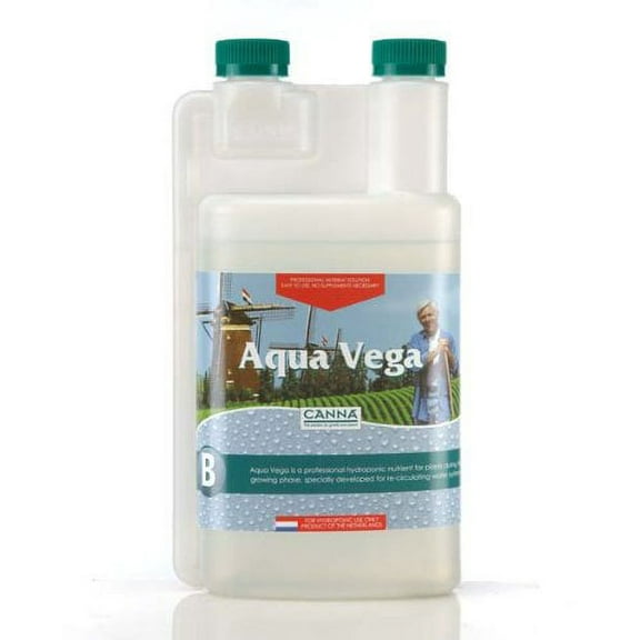 1 Liter Aqua Vega Part B Veg Nutrient - CANNA 9520901
