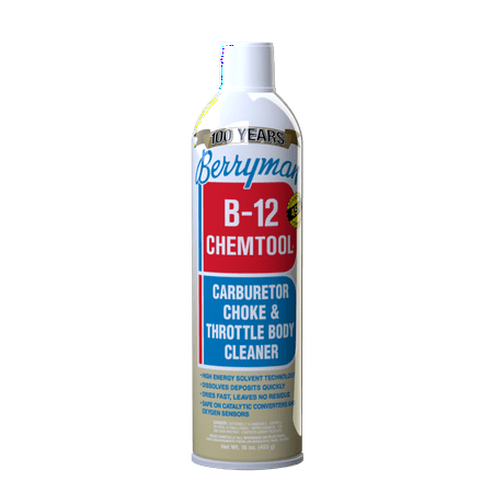 Berryman Products 0117-45, B-12 Chemtool® Carburetor, Choke and Throttle Body Cleaner, 16 oz.