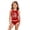 Red, variant on Girls' Independence Day Beach Tankini, USA 250 Years Print Two Piece Bathing Suit for Kids 4-16Y