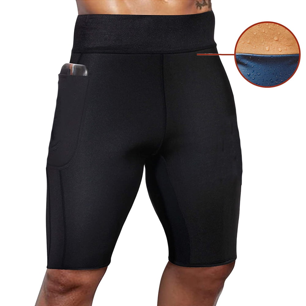 Ilfioreemio Men�s Workout Sauna Hot Sweat Thermo Shorts