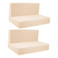 thumbnail image 5 of AMLESO 4Pcs Camper Cushion Covers RV Seat Covers Comfort Breathable Bench Covers RV Stretch Sofa Seat Slipcovers Furniture Protector Beige, 5 of 10