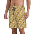 thumbnail image 2 of Kdxio Wireless Antenna Icon1 Pattern Mens Casual Shorts - Drawstring Summer Beach Sports Shorts for Men, 2 of 5