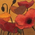 thumbnail image 2 of Novak, Shirley 15x15 Black Ornate Wood Framed with Double Matting Museum Art Print Titled - Poppy Curry II, 2 of 4
