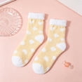 thumbnail image 6 of BESEW7 Warm Grippy Fuzzy Slipper Socks for Women, Soft Cozy Microfiber Heart Thick Sleep Socks for Home Sleep Lounge Travel Work Daily Wear H, 6 of 7