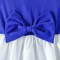 thumbnail image 6 of Ruyang Dresses for Girls, Toddler Tutu Dress Girls Ruffle Flutter Sleeve Dresses Cute Summer Party Princess Sundress with Bowknot, 6 of 6