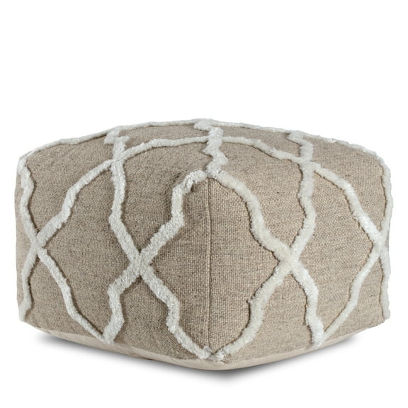 Anji Mountain B Sides Jute Pouf