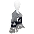 thumbnail image 2 of Tim Burton's Nightmare Before Christmas Jack Skellington White Fashion Scarf, Adult, Unisex, 2 of 4