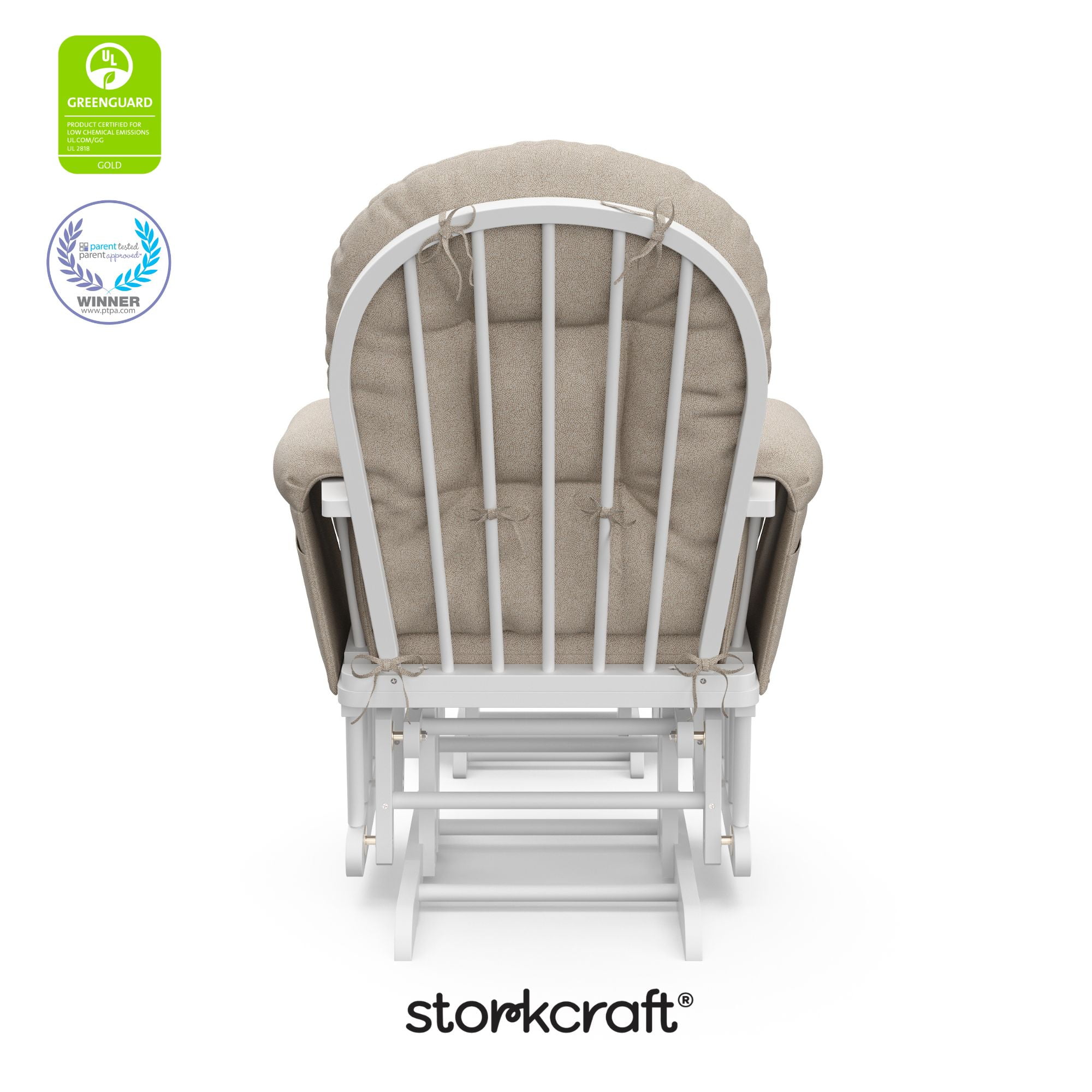 Storkcraft Hoop Glider and Ottoman