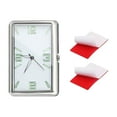 thumbnail image 4 of Reloj para salpicadero de coche, luminoso, elegante y fácil de instalar, con decorativo para SUV, camiones y vehículos. Vertical de plata, 4 of 10