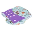 thumbnail image 3 of Pañal de tela reutilizable con bolsillo para bebé, pañal infantil lavable impreso, tamaño ajustable, NappyBear Fox, 3 of 9