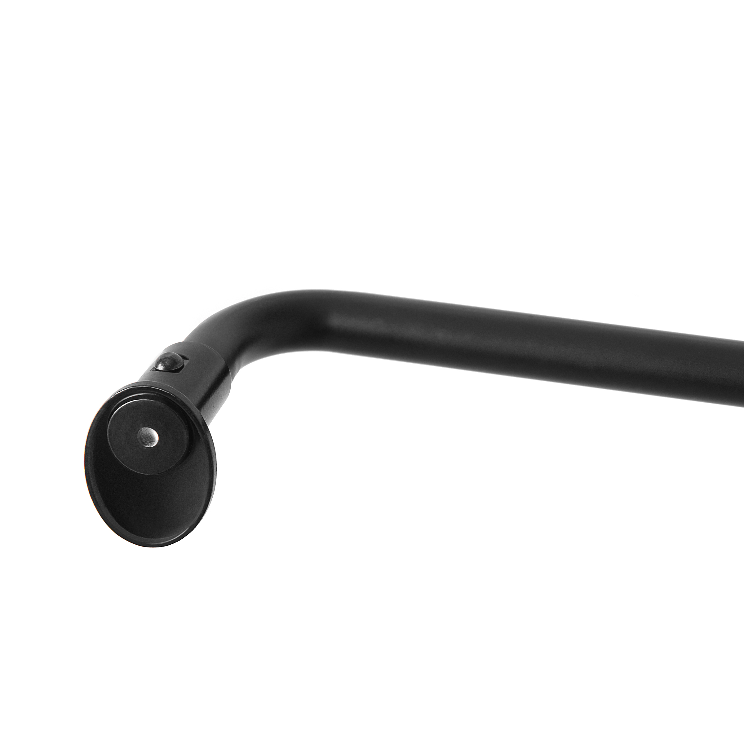 Eclipse Clinton 5/8" Blackout Wrap, Sliding Window Curtain Rod, 28-48", Matte Black