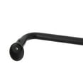 thumbnail image 3 of Eclipse Clinton 5/8" Blackout Wrap Sliding Window Curtain Rod, 48-86", Matte Black, 3 of 8