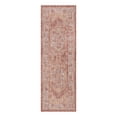 thumbnail image 3 of Unique Loom Outdoor Traditional Collection Area Rug - Valeria (2' x 6' 1" Runner Rust Red/Ivory), 3 of 7