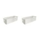 thumbnail image 1 of Moyic White Sturdy And With Polished Sides Odorless Use Basket Storage Long-term Environmentally With Storage Durable Blanco 2piezas, 1 of 6