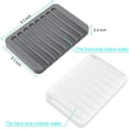thumbnail image 2 of KEINXS 3 Pack Silicone Soap Dish for Bathroom Bar Soap Holder for Shower Waterfall Soap Tray for Kitchen Sink, 2 of 2