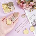 thumbnail image 4 of 10 Pcs Round Bezel Pendant Trays, for Photo DIY Jewelry Making, 4 of 5