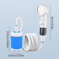 thumbnail image 4 of Portable Shower for Camping Rechargeable Mobile Bathing Pump with Digital Display for Outdoor Camping, 4 of 5