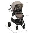 thumbnail image 4 of Pivot Modular Travel System with LiteMax Infant Car Seat (Desert Tan), 4 of 25