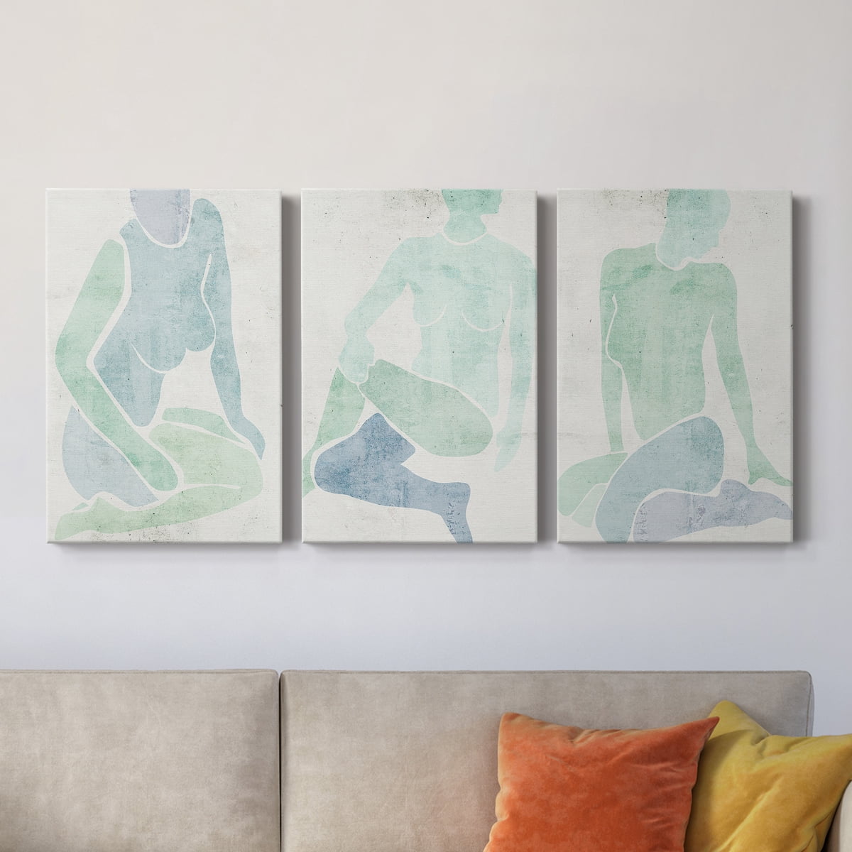 Stretching I Premium Gallery Wrapped Canvas - Ready to Hang - 32 x 48 Each