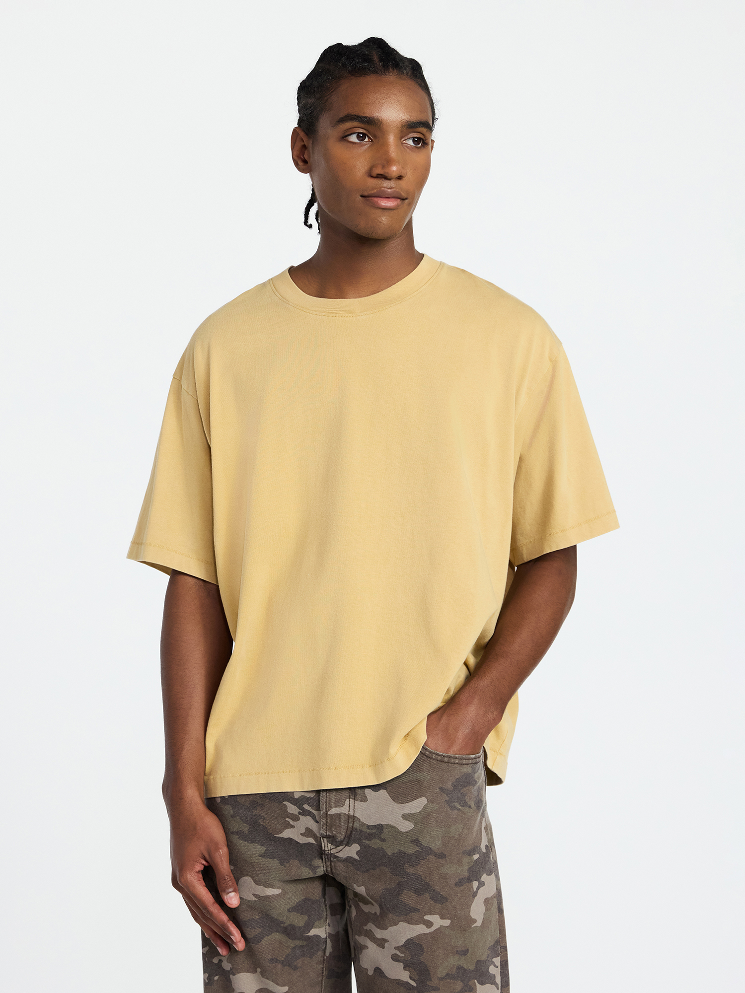 No Boundaries Heavyweight Tee with Short Sleeves, Men's XS-4XLT