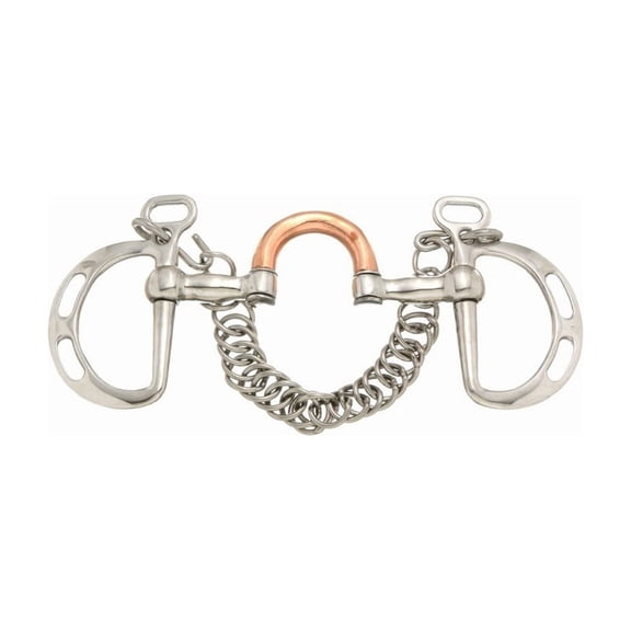 Tough 1 Bit Port Correction Kimberwick 5" Stainless Steel 255607