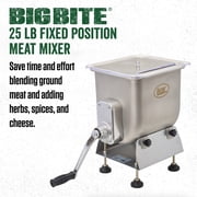 LEM Products BigBite 25 lb Stainless Steel Meat Mixer, Fixed Position
