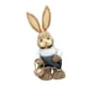 thumbnail image 5 of Figura de conejo de Pascua hecha de paja, adorno de escritorio, decoración de Pascua de dibujos animados Estilo E, 5 of 9