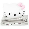 thumbnail image 4 of Sanrio Hello Kitty Pink Bow Diamonds Nogginz Pillow & Travel Throw Set, 4 of 4