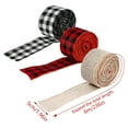 thumbnail image 3 of Creatine Christmas Decoration Supplies 6m Plaid Ribbon Plaid Ribbon Christmas Tree Decoration, 3 of 9
