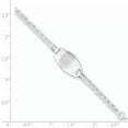 thumbnail image 3 of Sterling Silver Baby ID Bracelet (Weight: 3.96 Grams, Length: 6 Inches), 3 of 3