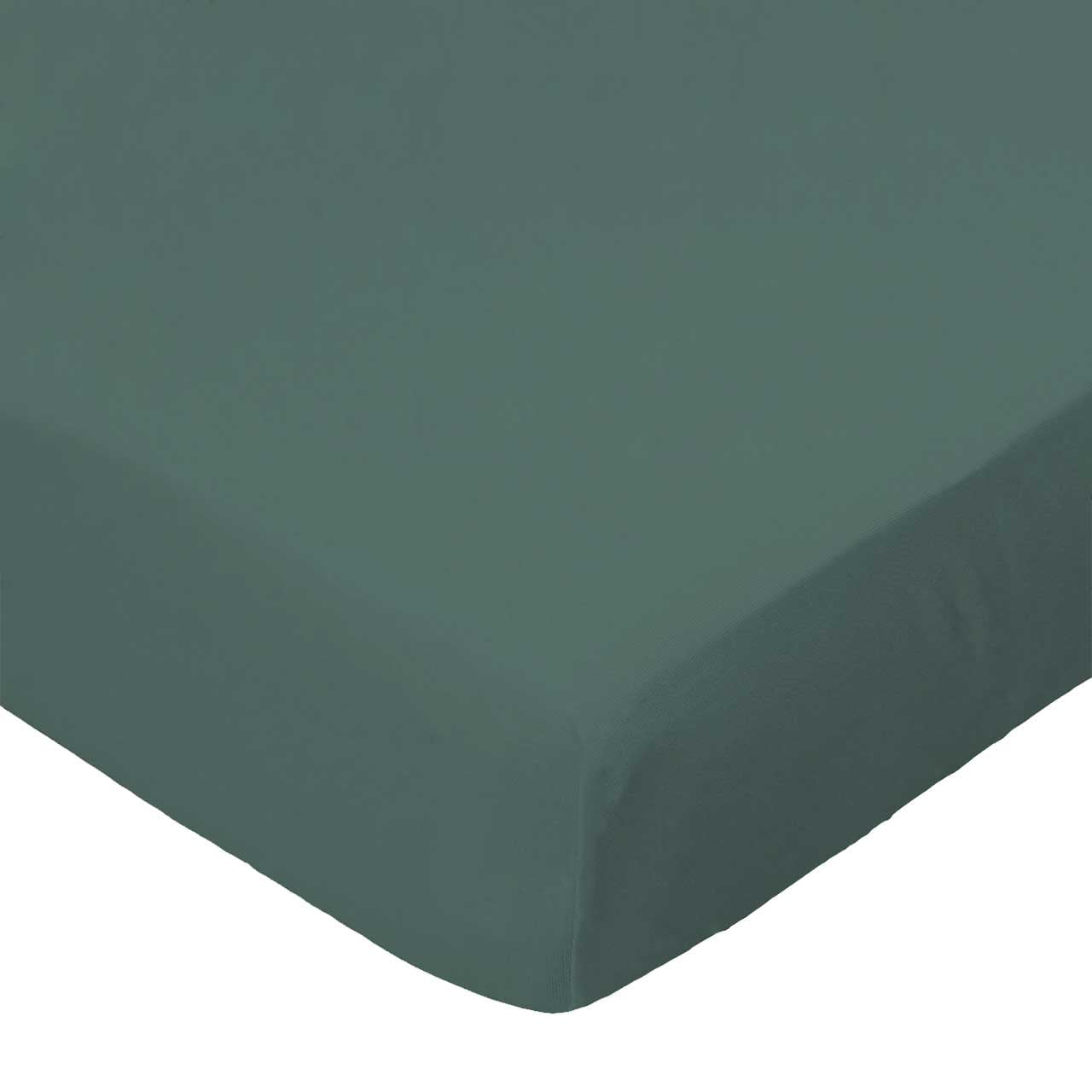 hunter green crib sheet