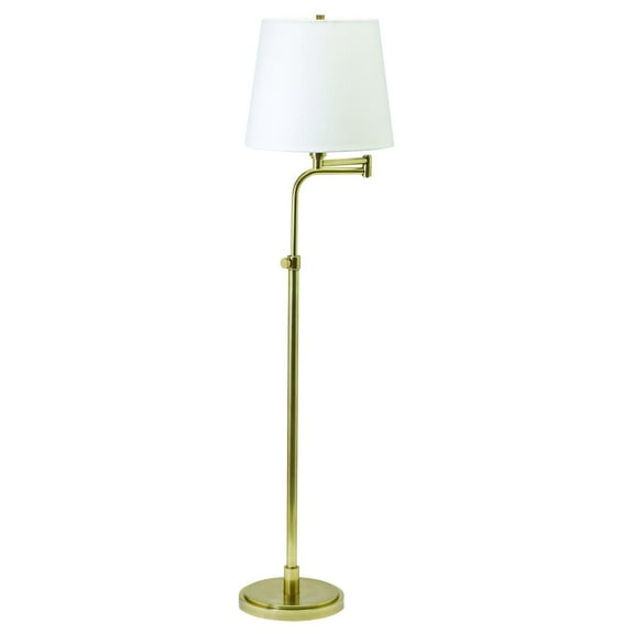 House of Troy TH700 Floor Lamps Townhouse Lamps Swing Arm Lamps ;Raw Brass