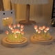 thumbnail image 2 of Paquete de material de bricolaje hecho a mano con luz de noche de tulipán, luz de ambiente de escritorio creativa, decoración, 2 of 5