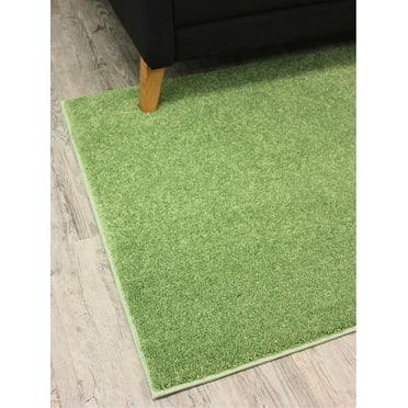 Koeckritz Rugs Kid Crossing Soft Area Rug, 6'x8', Light Green, For Bedroom
