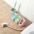 thumbnail image 4 of Vadktai Curved Toilet Bowl Brush with Holder for Bathroom, Toilet Brush Durable Under The Rim Household Cleaning Brushes, 4 of 4