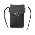 thumbnail image 2 of Bolsas pequeñas para teléfono móvil CUTICAT tarjetero ligero compartimento negro Monedero para teléfono con pantalla táctil, 2 of 8