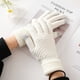 thumbnail image 5 of Minnieouse 2 pares de guantes de invierno, mitones cálidos, calentador de manos, accesorios para el hogar, dulce regalo, mano de obra fina, guantes guantes y mitones Amarillo Minnieouse AP013940-04, 5 of 6