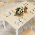thumbnail image 5 of 5-Piece Dining Table Set Metal Frame & MDF Board Perfect for 4 Persons Essential for Any Home Kitchen or Dining Room, 5 of 11